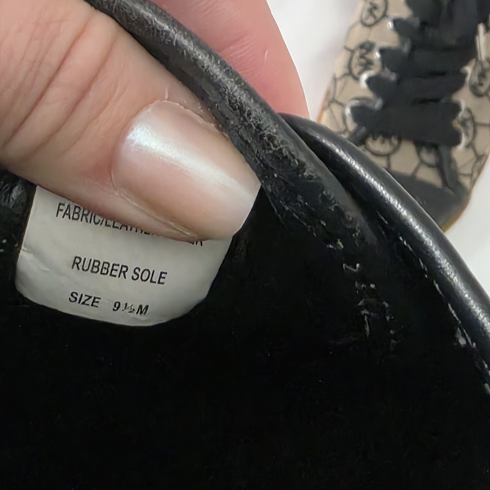 Michael Kors Black and Tan Women's Sneakers - Picture 8 of 9